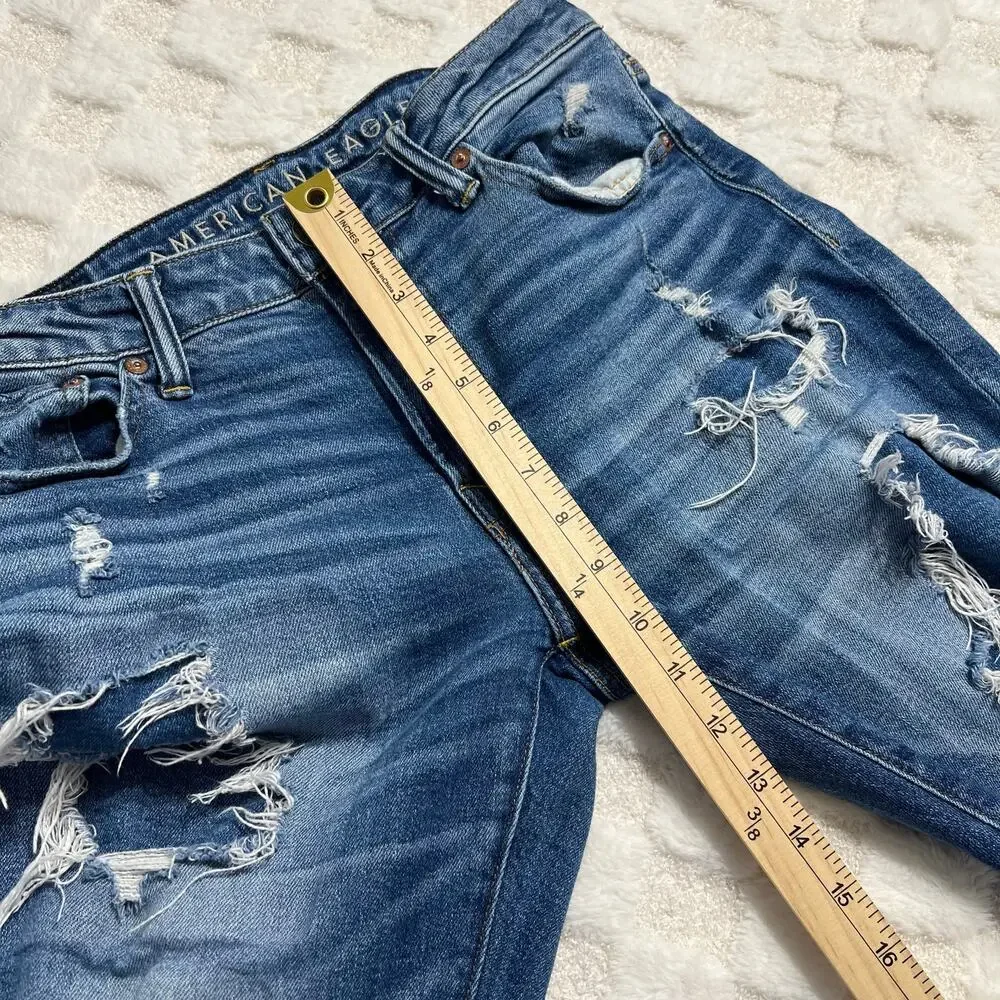 American Eagle Athletic Skinny Jeans 30x32 (30x30) Distressed